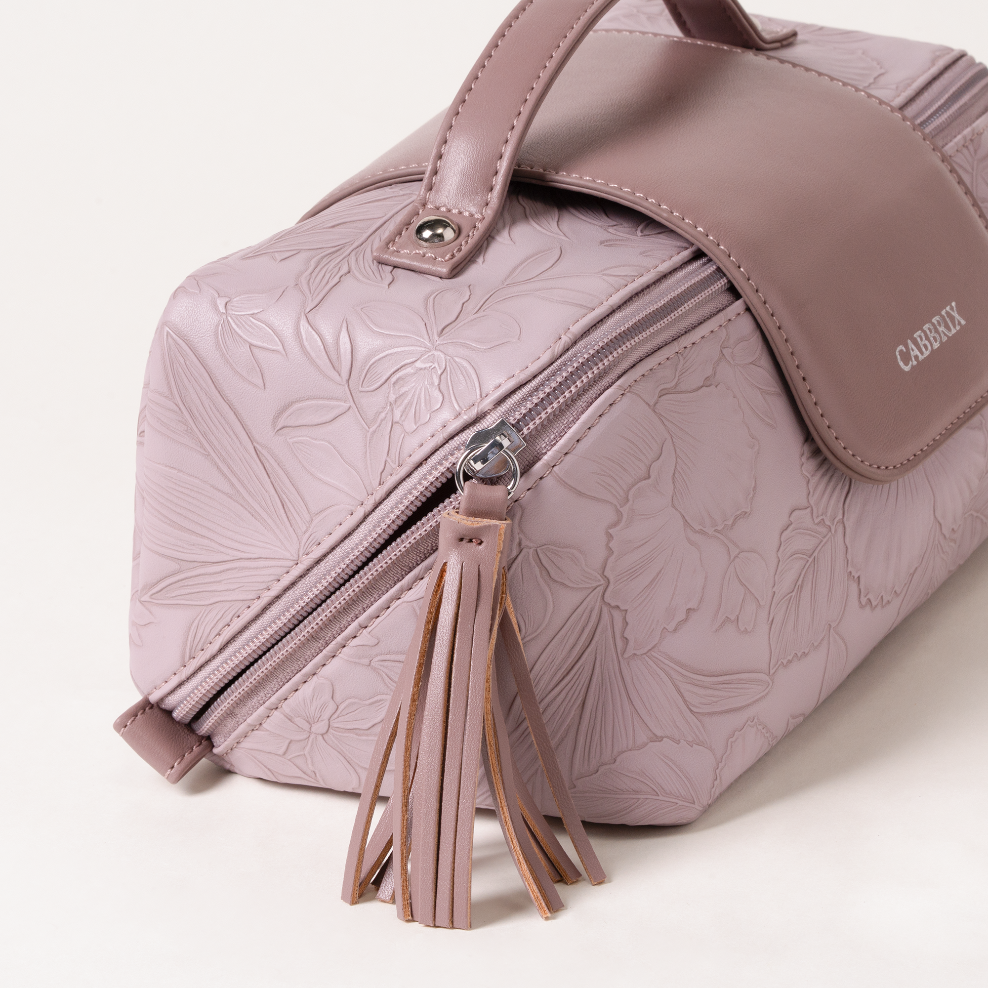 Cabbrix Travel Makeup Bag, 3 Pcs Set Large Capacity Cosmetic Bag, Purple