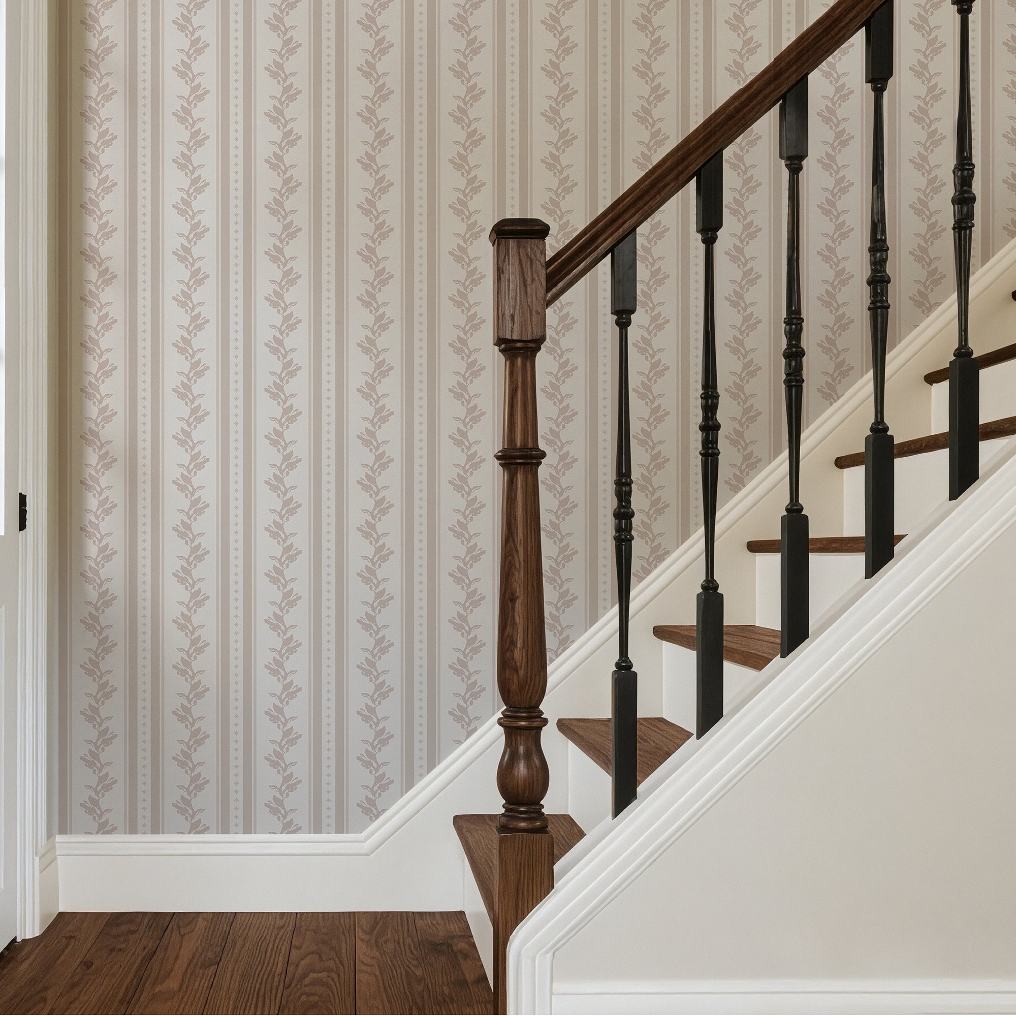 Cabbrix Waterproof Peel Stick Floral Wallpaper, Lumin Weave