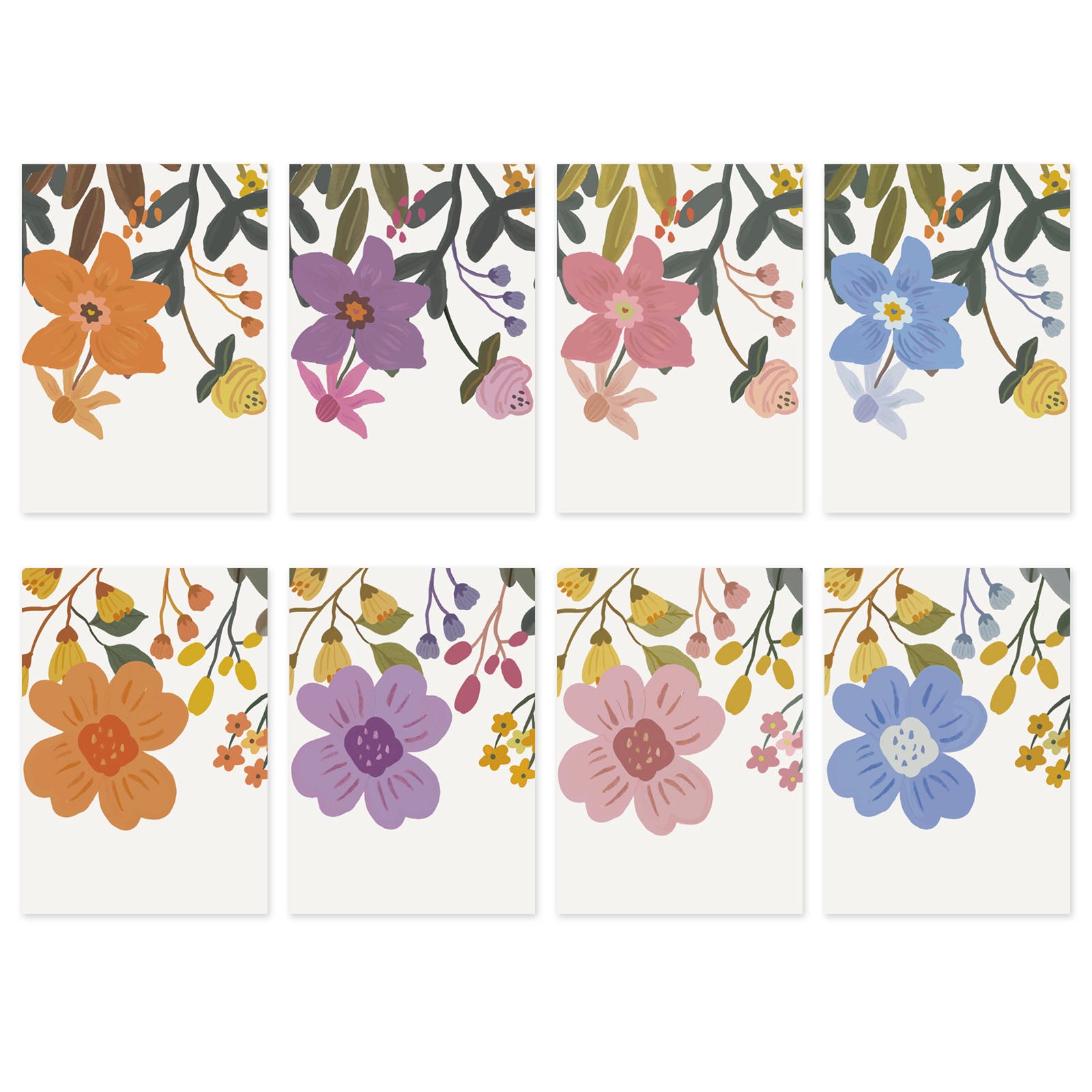 Cabbrix 2025-2026 Large Wall Calendar, Foldable, Floral Design