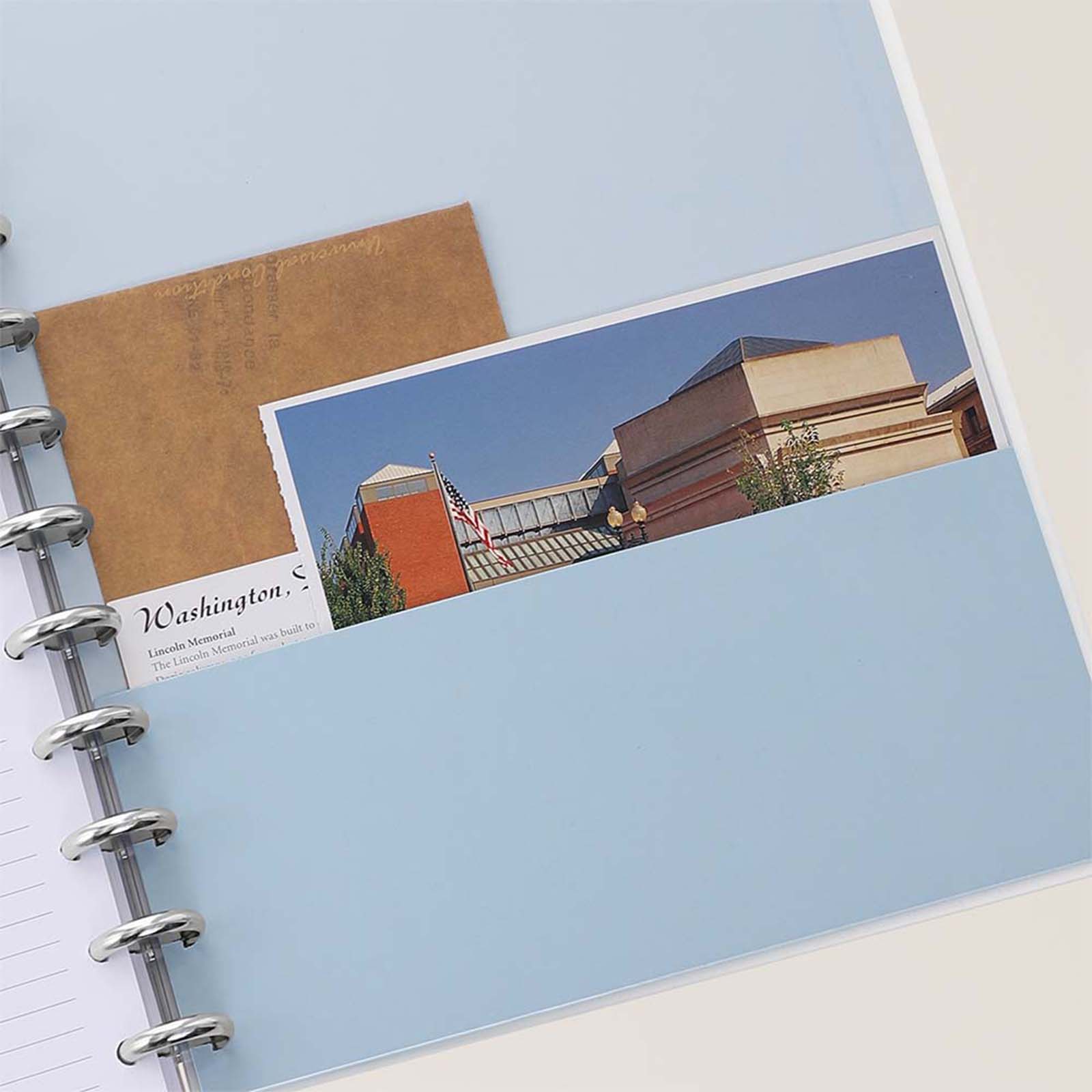 Cabbrix®, 2024-2025 Weekly Planner, Academic Planner, 8.5"L×11"W, Premium Disc Bound, Watercolor Flower