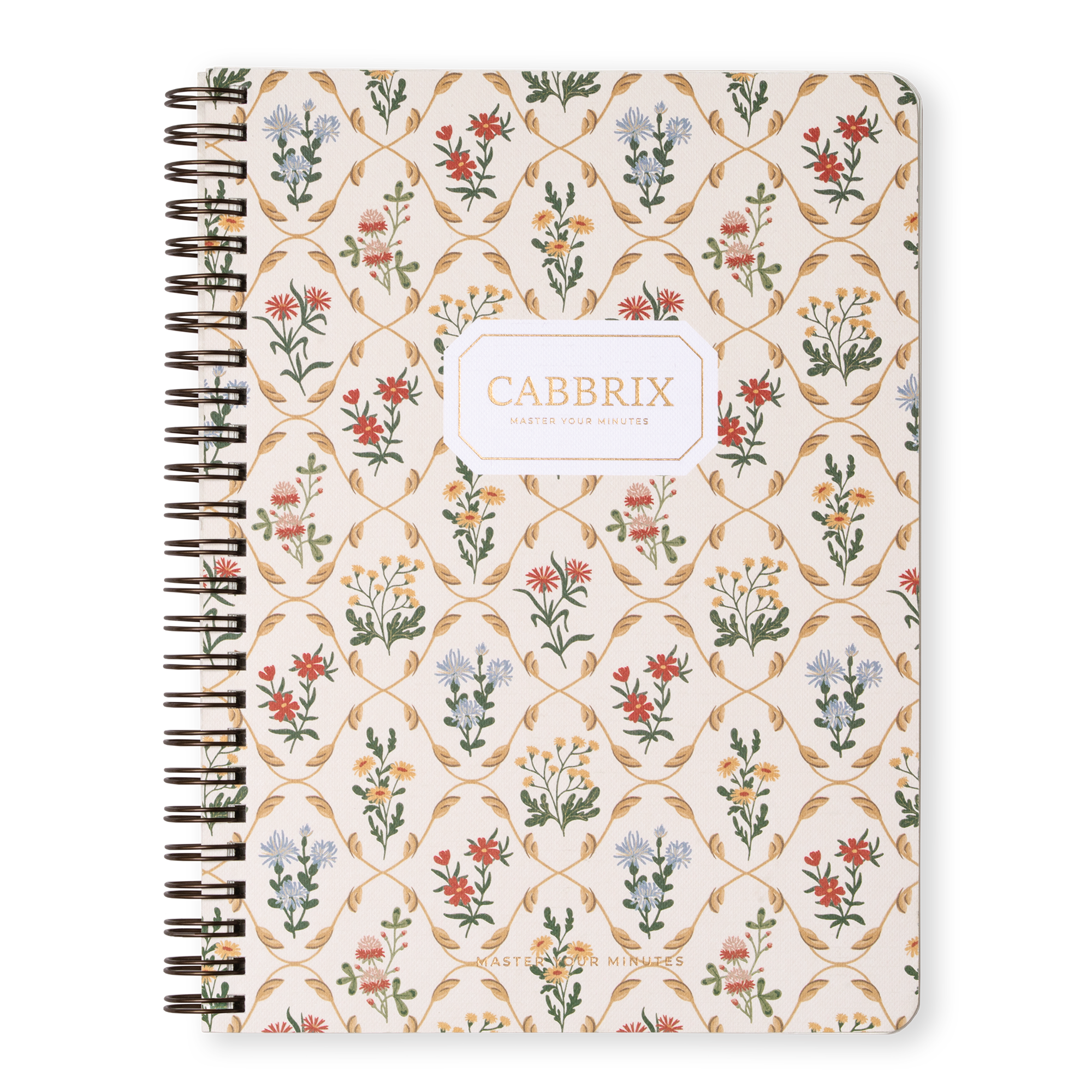 Cabbrix Spiral Notebook, Flowing Gleam