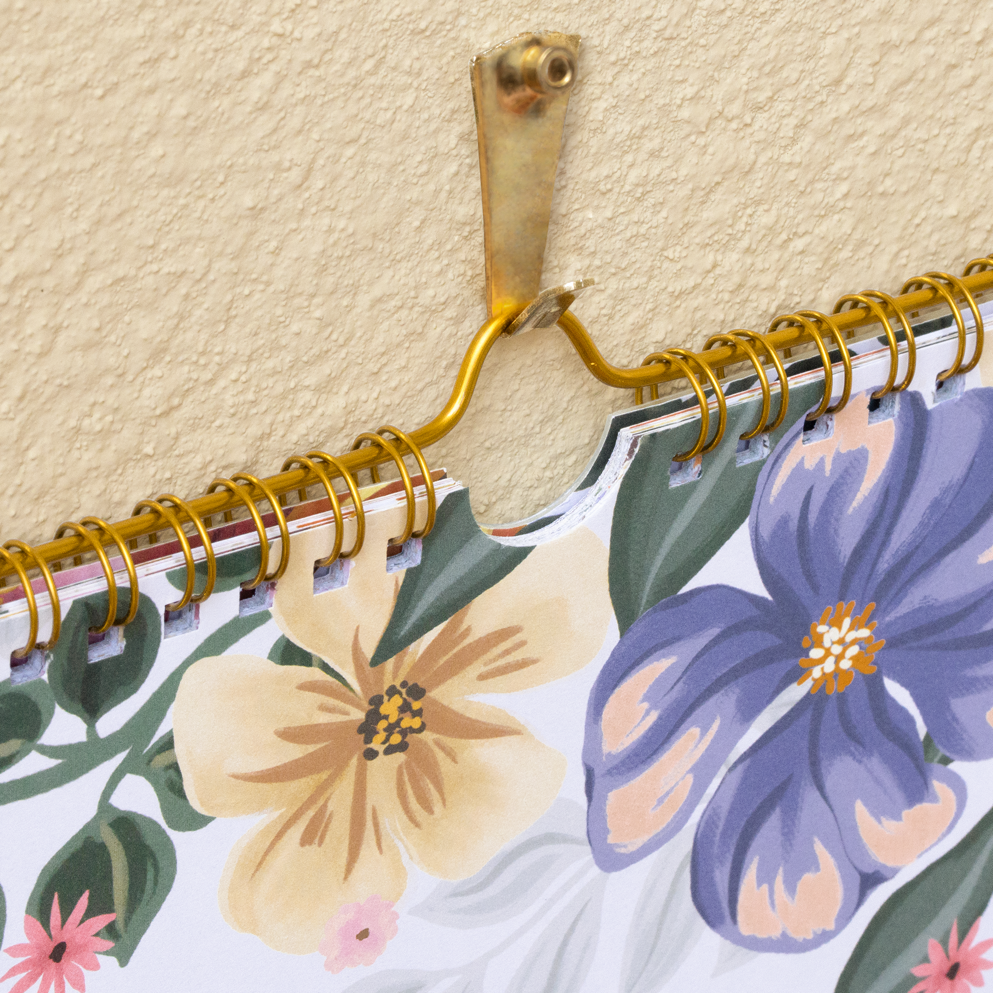 Cabbrix 2026-27 Wall Calendar, Twin-Wire Binding, 12"L×15"W, Bloom Chronicles