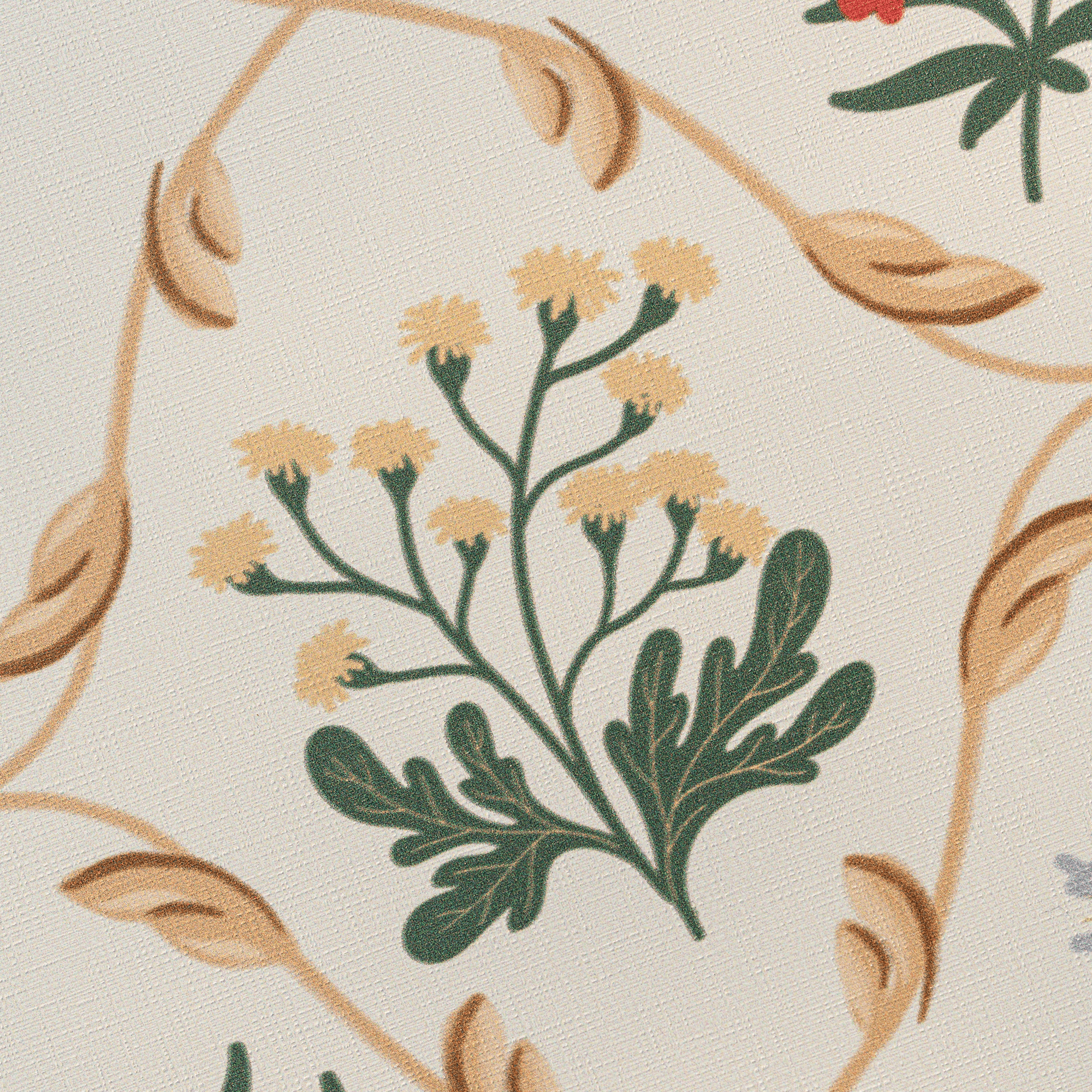 Cabbrix Waterproof Peel Stick Floral Wallpaper, Flowing Gleam