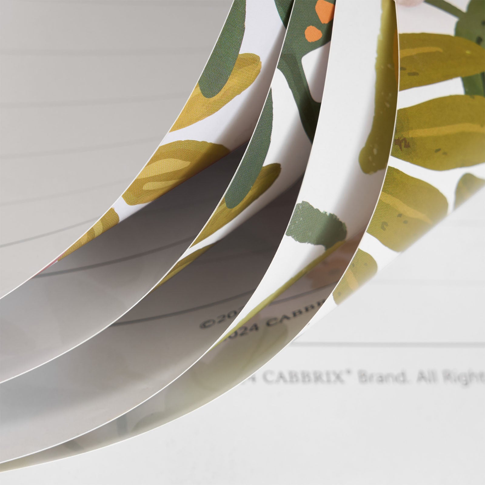 Cabbrix 2025-2026 Large Wall Calendar, Foldable, Floral Design