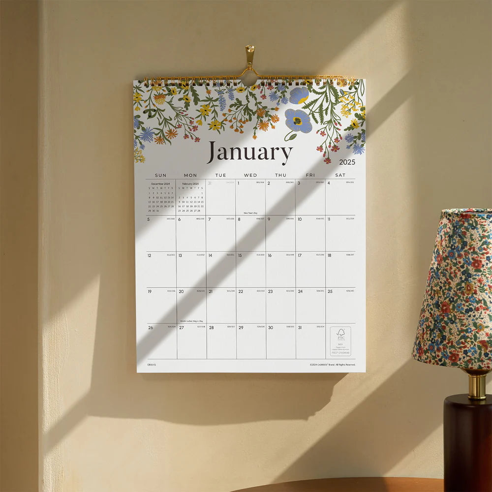 Cabbrix-2025-2026-Wall-Calendar-Twin-Wire-Binding-Floral-Elements-12.05