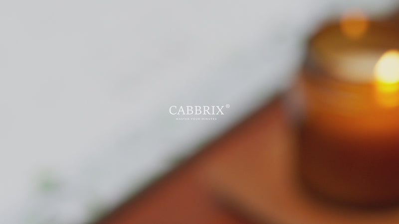 Cabbrix-2025-2026-Desk-Calendar-15L-12W-Watercolor-Leaves-Black-Video